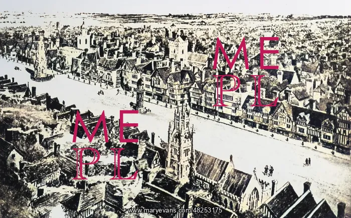 : Aerial view of Cheapside, London : Aerial view of Cheapside, London