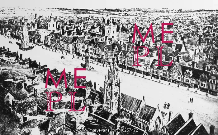 : Aerial view of Cheapside, London : Aerial view of Cheapside, London