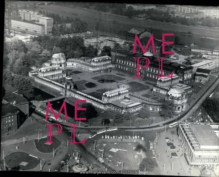 : Aerial view of Dresden, Germany : Aerial view of Dresden, Germany