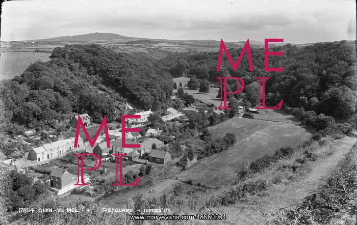 : Aerial View of Glyn y Mel, Fishguard : Aerial View of Glyn y Mel, Fishguard