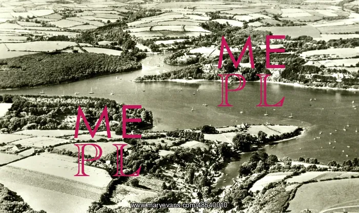  : Aerial view, Helford River, Cornwall