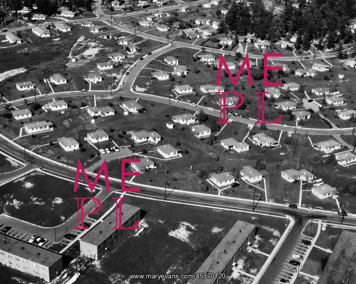 : An Aerial view of housing development in Oak Ridge : An Aerial view of housing development in Oak Ridge
