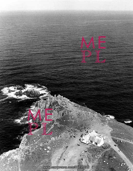 : Aerial view of Land's End, Cornwall : Aerial view of Land's End, Cornwall