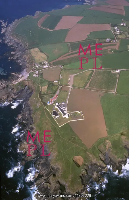 : Aerial view of Lizard Point, Cornwall : Aerial view of Lizard Point, Cornwall