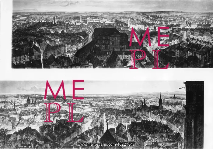 : Aerial view of Munich : Aerial view of Munich