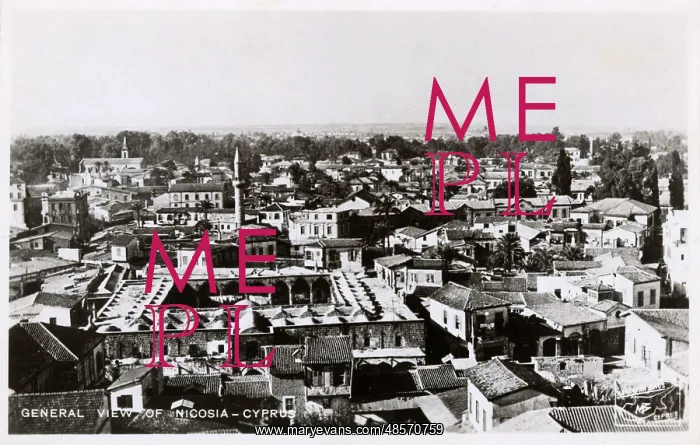  : Aerial view of Nicosia, Cyprus
