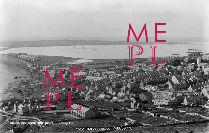 : Aerial View of Portland Harbour : Aerial View of Portland Harbour