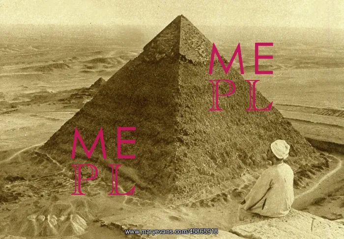 : Aerial view of the Pyramid of Khafre, Giza, Egypt : Aerial view of the Pyramid of Khafre, Giza, Egypt