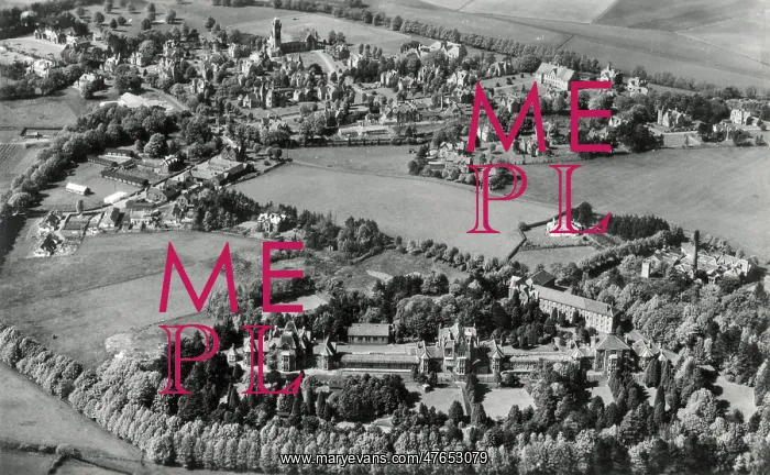 : Aerial view, Quarriers Orphan Homes, Bridge of Weir, Renfre : Aerial view, Quarriers Orphan Homes, Bridge of Weir, Renfre