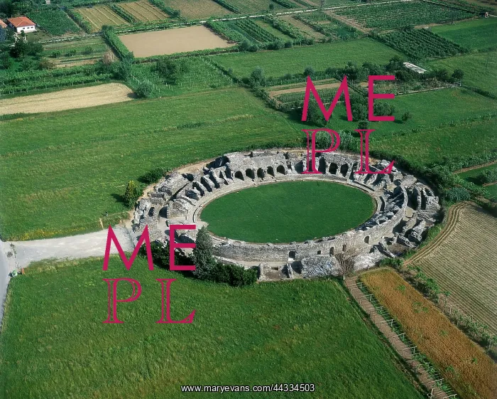 : Aerial view of the ruins : Aerial view of the ruins