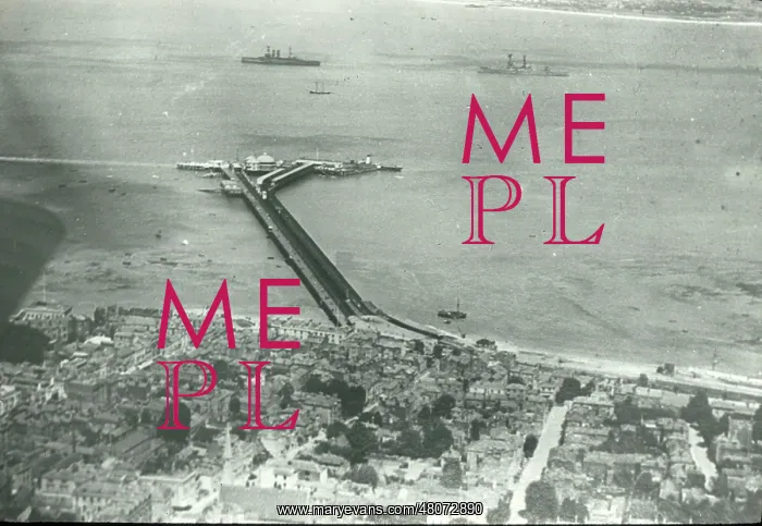 : Aerial view of Ryde, Isle of Wight : Aerial view of Ryde, Isle of Wight