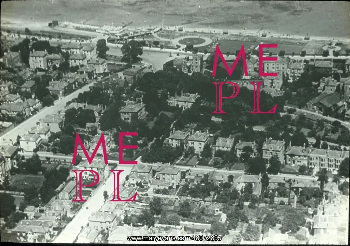 : Aerial view of Ryde, Isle of Wight : Aerial view of Ryde, Isle of Wight