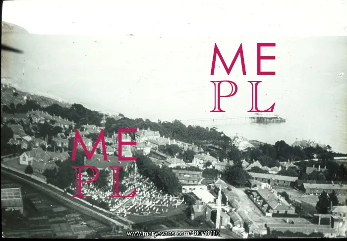 : Aerial view of Sandown, Isle of Wight : Aerial view of Sandown, Isle of Wight