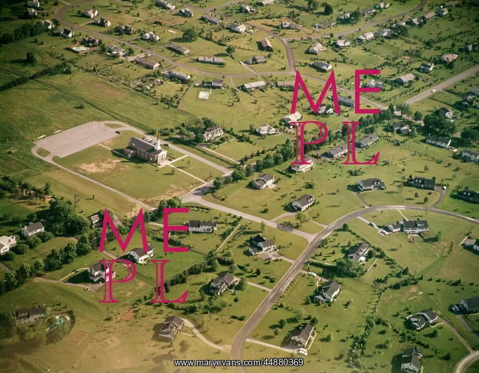  : Aerial View Small Community Houses