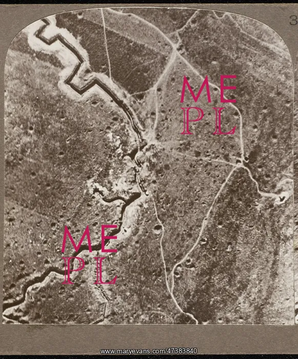 : AERIAL VIEW OF TRENCHES : AERIAL VIEW OF TRENCHES