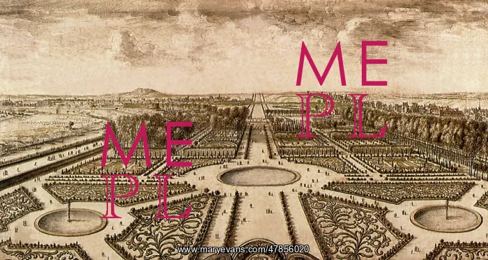  : Aerial View of Tuileries gardens