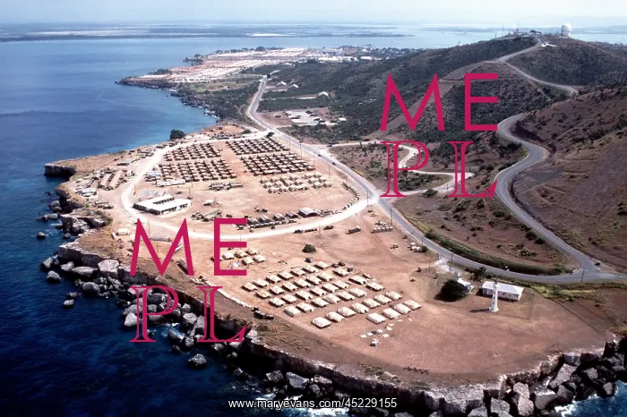 : Aerial view of the U.S. Naval Station Guantanamo ? : Aerial view of the U.S. Naval Station Guantanamo ?