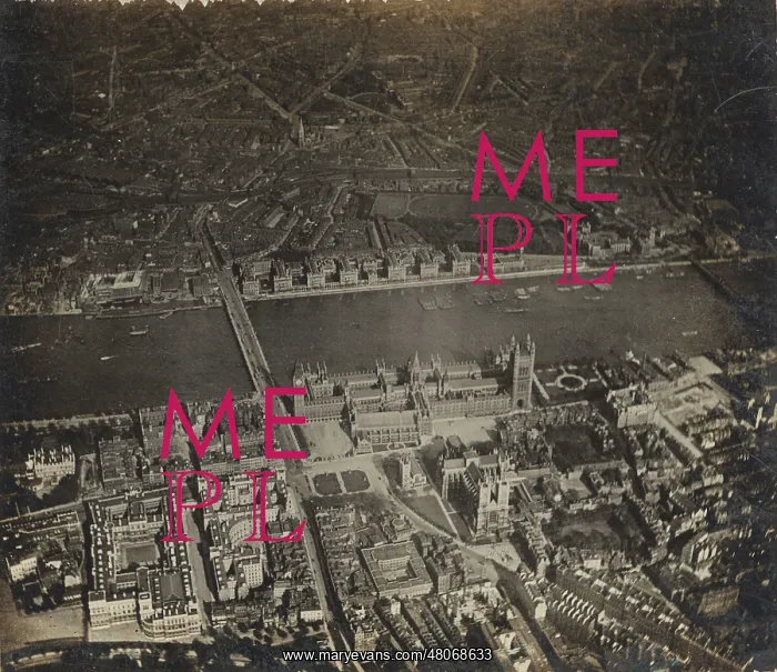  : Aerial view of Westminster from a balloon