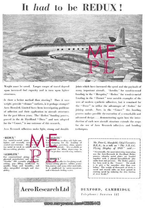 : Aero Research REDUX Bonding : Aero Research REDUX Bonding