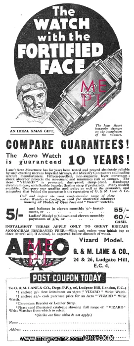  : Aero Vizor Watch 1932