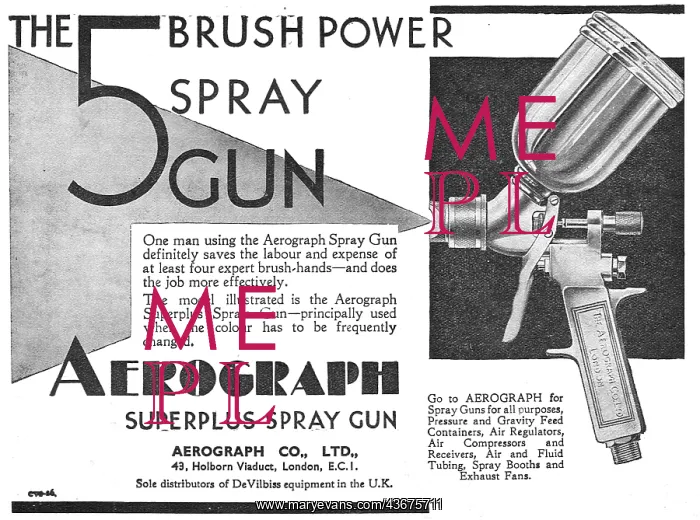 : Aerograph DeVilbiss Spray Finishing Equipment : Aerograph DeVilbiss Spray Finishing Equipment