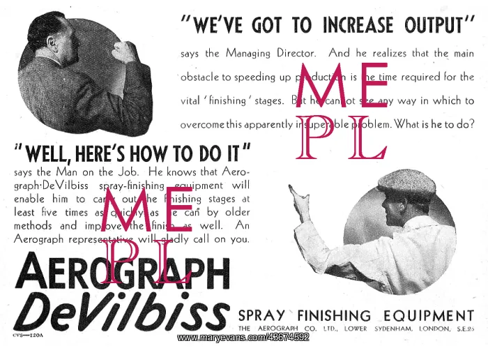 : Aerograph DeVilbiss Spray Finishing Equipment For Aircraft : Aerograph DeVilbiss Spray Finishing Equipment For Aircraft