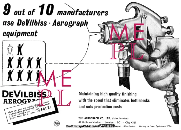 : Aerograph DeVilbiss Spray Painting Equipment : Aerograph DeVilbiss Spray Painting Equipment