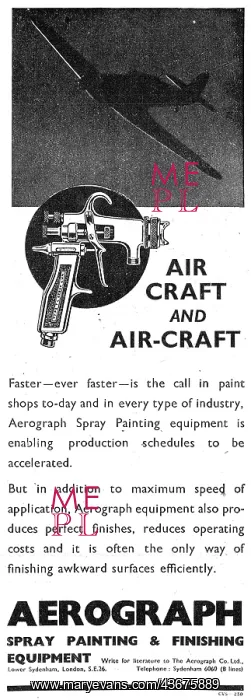  : Aerograph Spray Painting Equipment