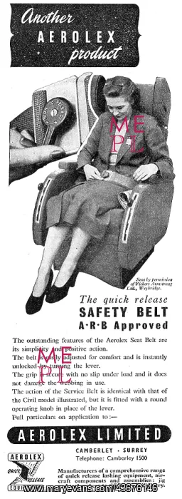 : Aerolex Passenger Safety Belts : Aerolex Passenger Safety Belts