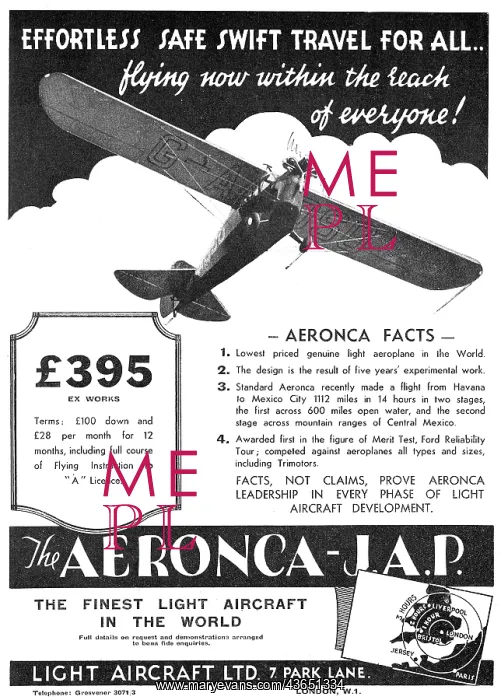 : Aeronca-JAP Light Aircraft : Aeronca-JAP Light Aircraft