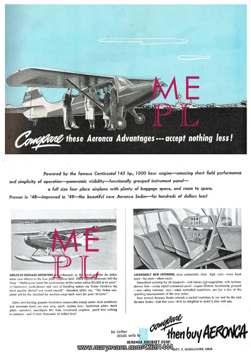  : Aeronca Sedan 1949