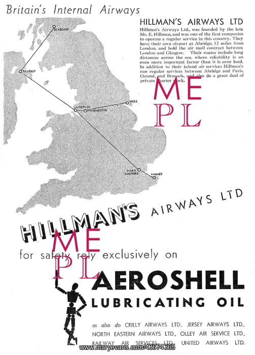  : Aeroshell Hillmans Airways