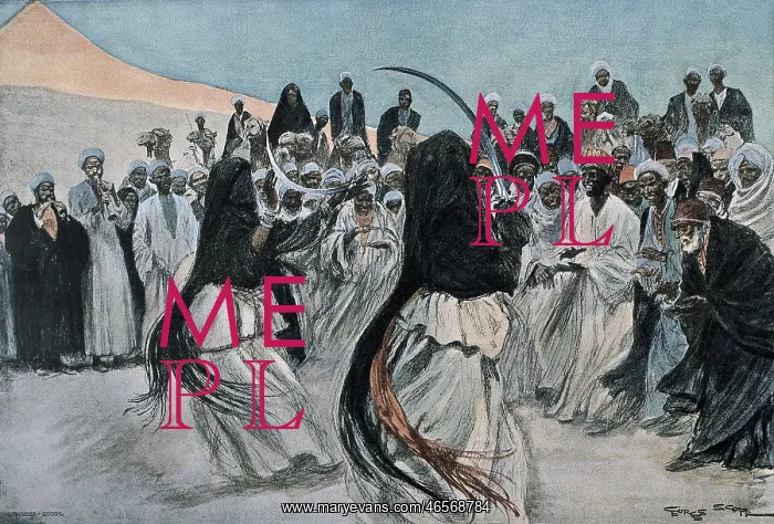 : Africa (1901). The dance of the sabre of the : Africa (1901). The dance of the sabre of the
