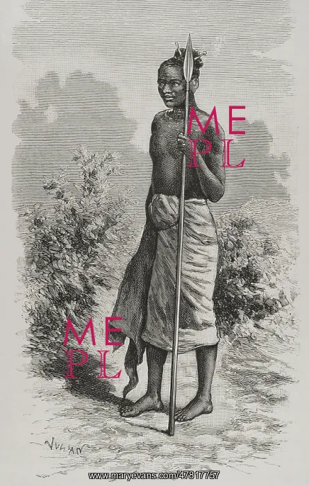 : Africa. Congo. Man of the Bateke tribe : Africa. Congo. Man of the Bateke tribe
