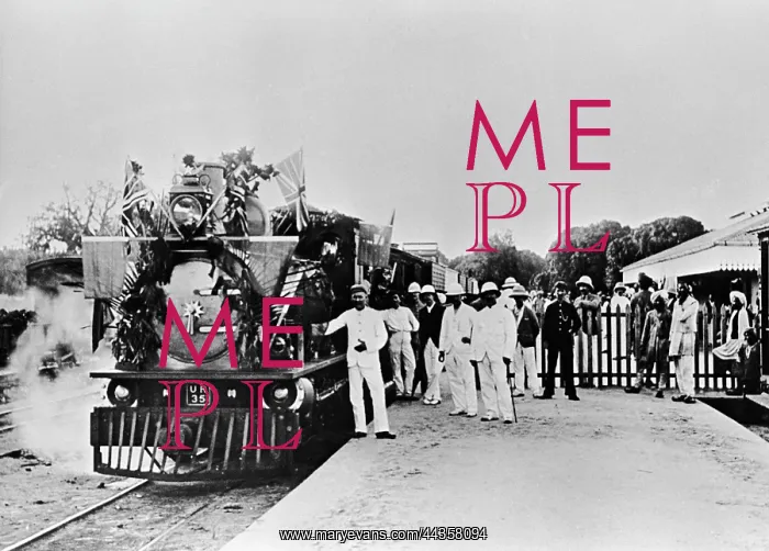 : AFRICA, KENYA - The first passenger train to leave : AFRICA, KENYA - The first passenger train to leave