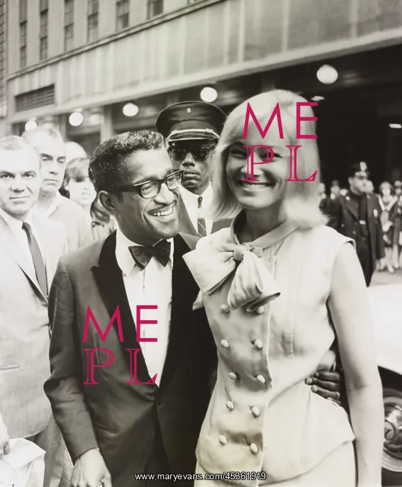 : African America Actor Sammy Davis and his Swedish : African America Actor Sammy Davis and his Swedish