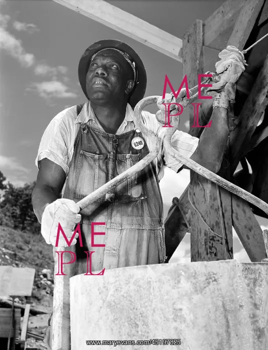: African American construction worker at ? : African American construction worker at ?