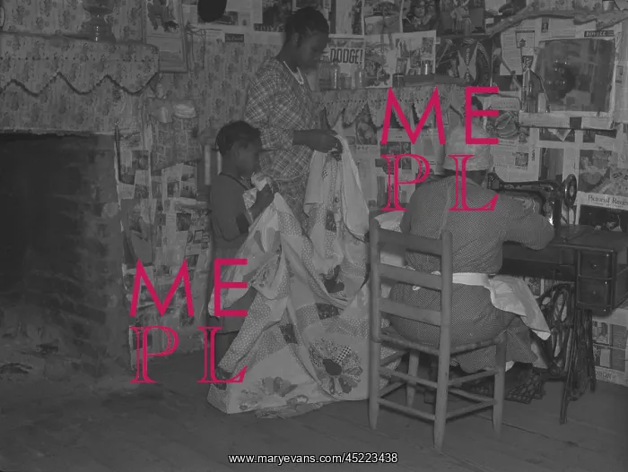 : African American mother is assisted by her ? : African American mother is assisted by her ?