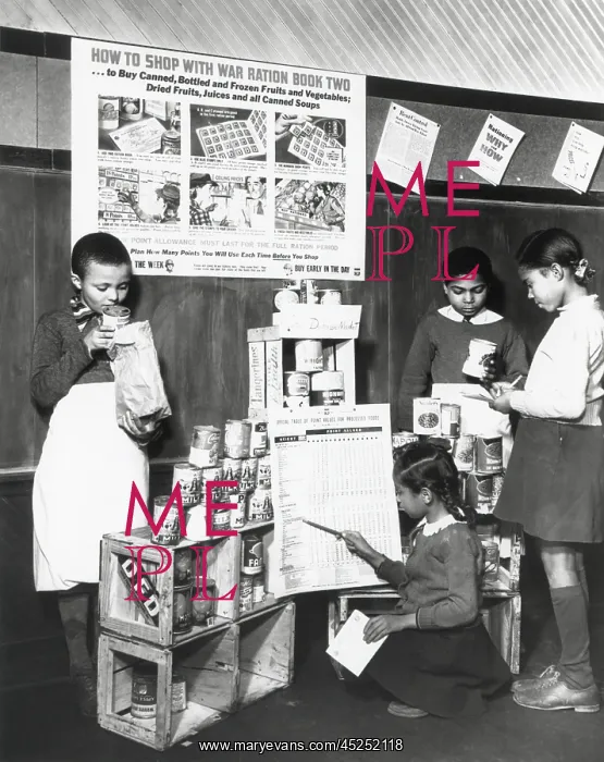  : African American school children learn how to