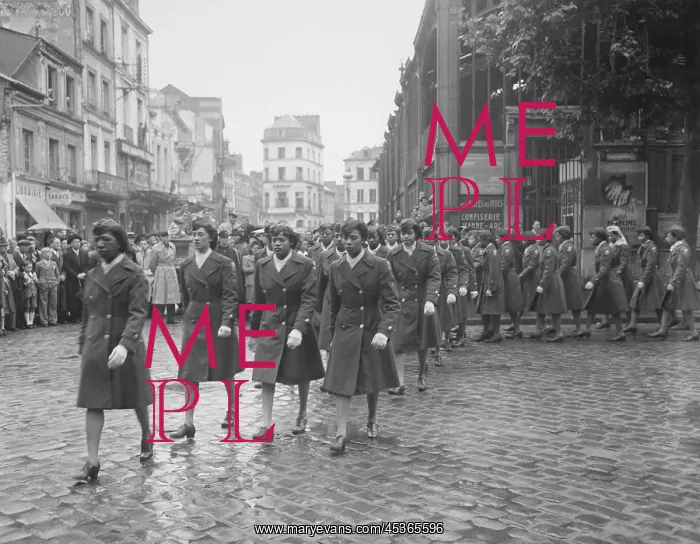 : African American WACs, at a ceremony in honor of : African American WACs, at a ceremony in honor of