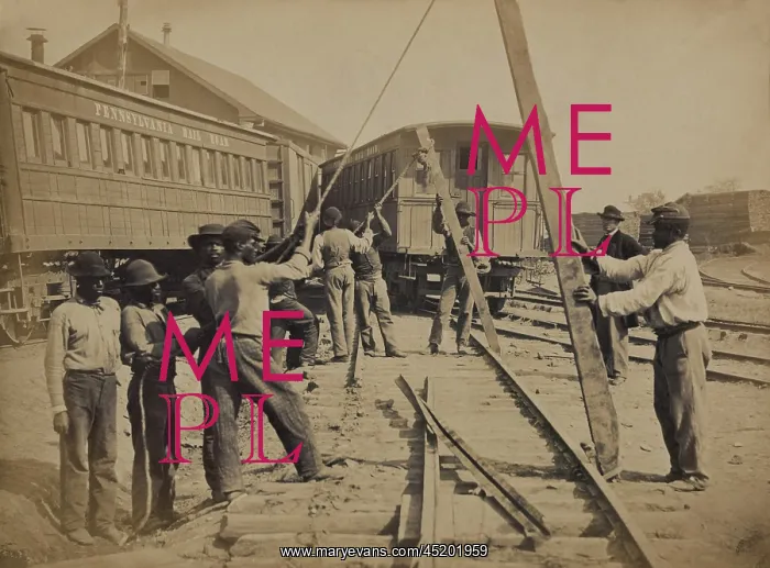 : African American work crew in northern, ? : African American work crew in northern, ?