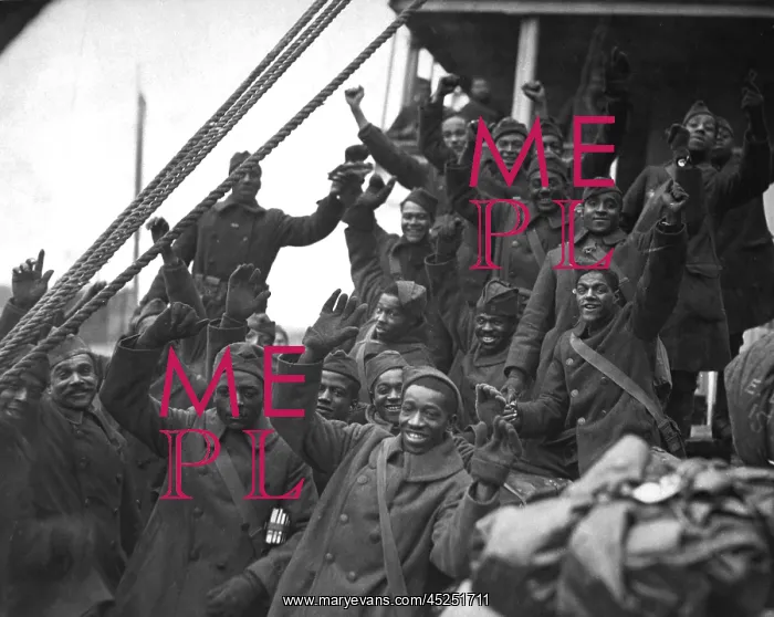 : African Americans, members of the 369th Colored : African Americans, members of the 369th Colored