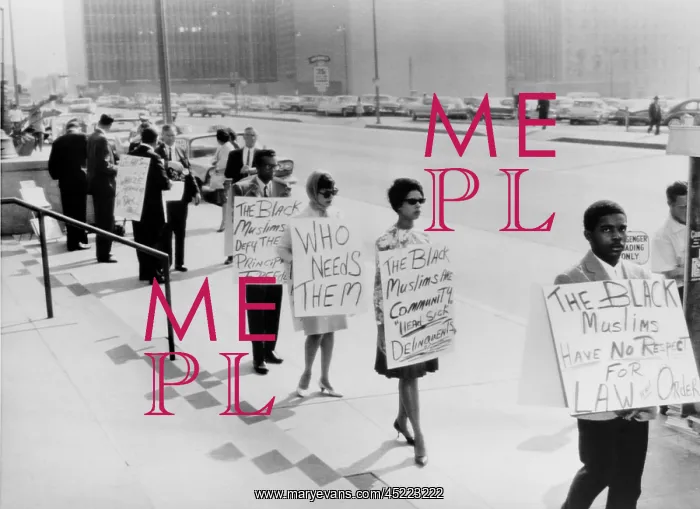 : African Americans protesting Black Muslims ? : African Americans protesting Black Muslims ?