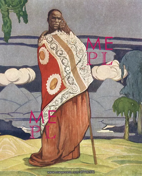 : African chief of the Mutusi tribe : African chief of the Mutusi tribe