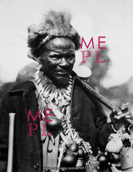  : African medicine man, 1934