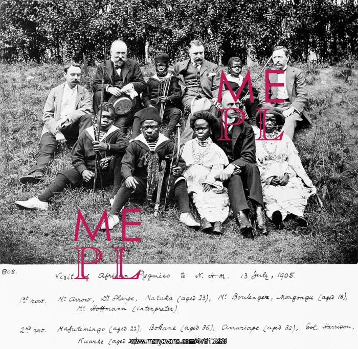 : African visitors, July 1905 : African visitors, July 1905