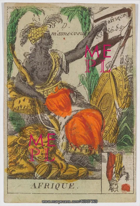  : Afrique from Playing Cards (for Quartets) Costumes