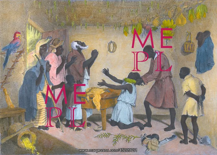 : Afro-Caribbeans engaging in a divination ? : Afro-Caribbeans engaging in a divination ?