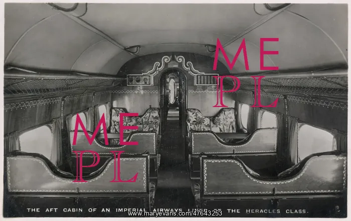 : Aft cabin, Heracles liner, Imperial Airways : Aft cabin, Heracles liner, Imperial Airways