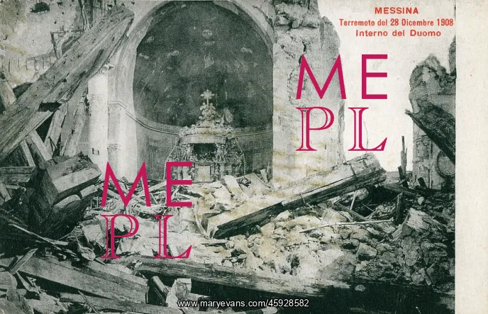: Aftermath of Earthquake and Fire at Messina, Sicily : Aftermath of Earthquake and Fire at Messina, Sicily